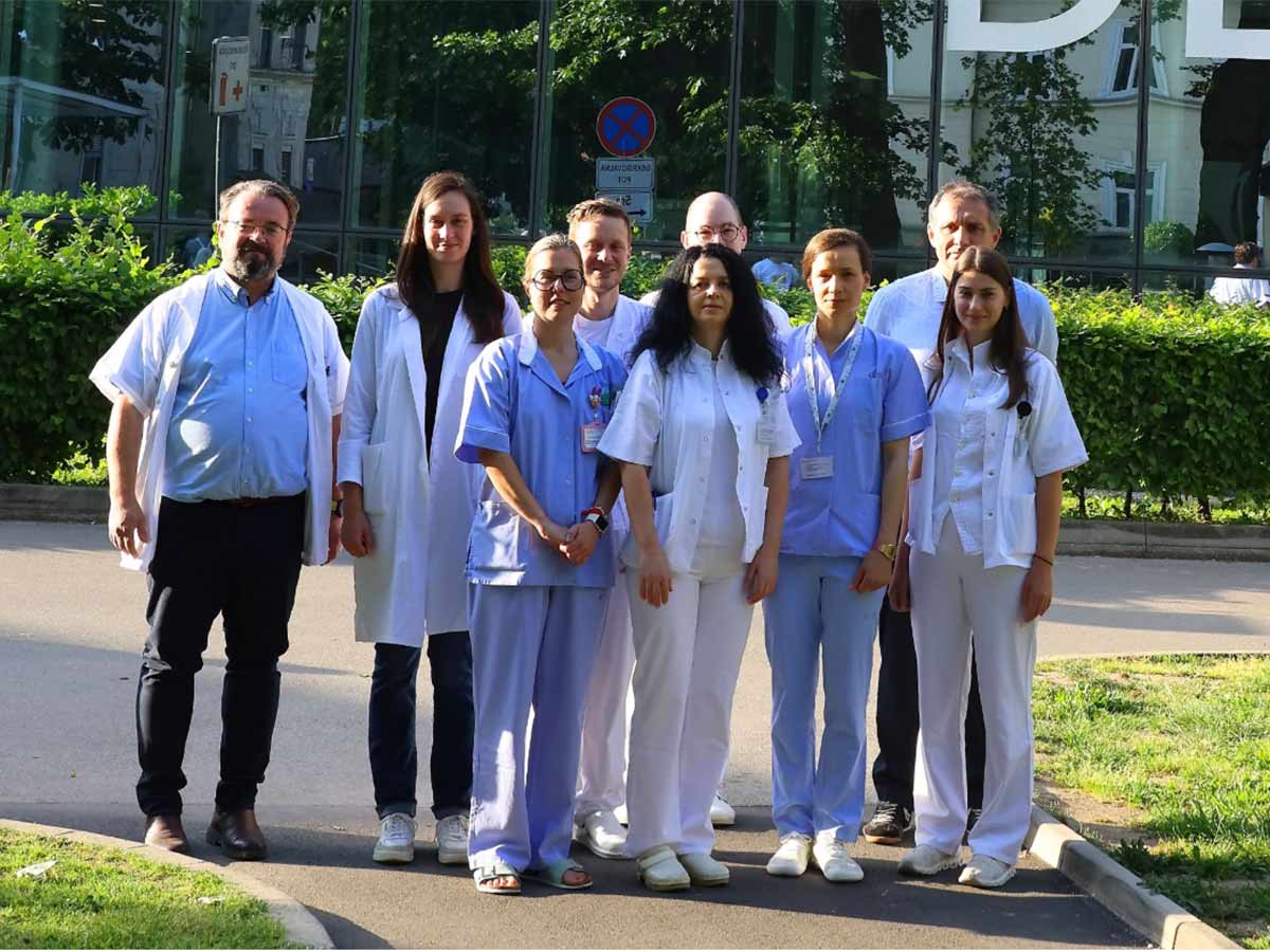 Staff members at the Institute of Oncology Ljubljana