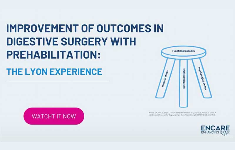 Webinar - Improvement of Outcomes in Digestive Surgery with Prehabilitation: The Lyon Experience