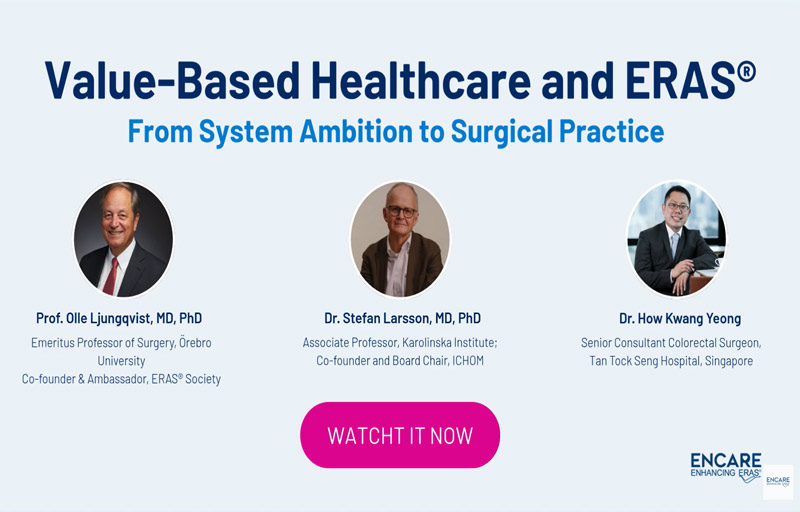 Webinar: Value-Based Healthcare and ERAS®: From System Ambition to Surgical Practice